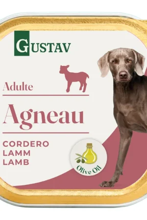 Prix Bas Gustav - Pâtée Adulteà l'Agneau pour Chiens - 150g