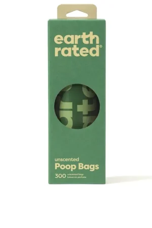 Earth Rated -Sac Propreté Eco-Friendly sans Parfum - x300 Meilleure Qualité
