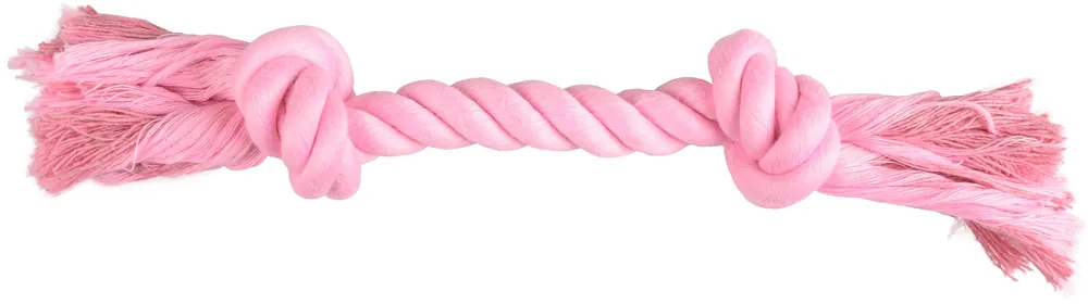 Must-Have Flamingo - Jouet Small Dog Corde Nouée Izra Rose pour Chiens - 20cm