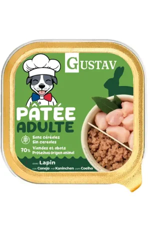 Gustav - Pâtée Adulte au Lapin pour Chiens - 150g Offre Exclusive