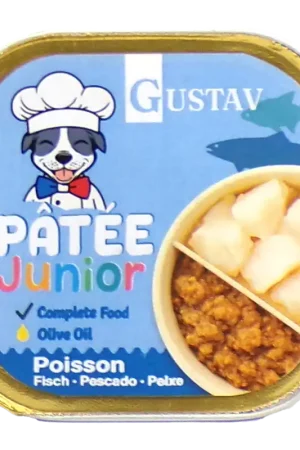 Gustav - Pâtée Junior au Poisson pour Chiots - 150g Produit De Marque