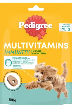 Expédié Aujourd’hui Pedigree - Friandises Multivitamins Immunity pour Chiens - 180g