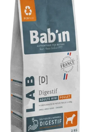 Bab'in - Croquettes Vétérinaires LAB Digestion pour Chien Mini Nouveauté