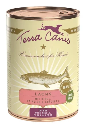 Terra Canis - Aliment Naturel Classic au Saumon pour Chiens - 400g Vente Flash