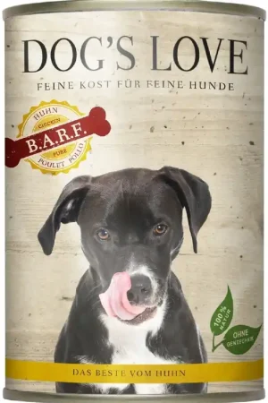 Dog's Love - Pâtée B.A.R.F Pure au Poulet pour Chiens - 400g Marque