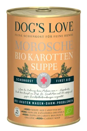 Dog's Love - Soupe Bio Aux Carottes pour Chiens - 400g Réduction