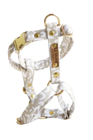 Le Muso - Harnais Nougat Beige pour Chiens Premium