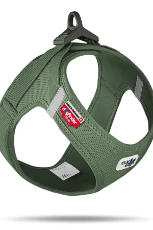 Curli - Harnais Veste Boucle Air-Mesh Moss pour Chiens Haute Qualité