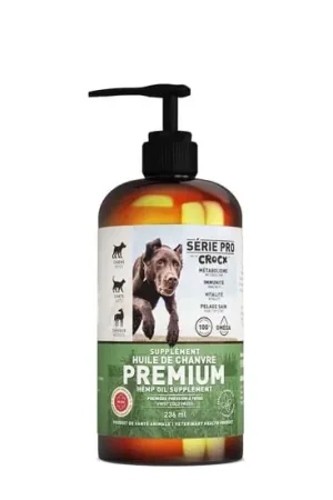 Authentique Supplément 100% huile de chanvre pour animaux