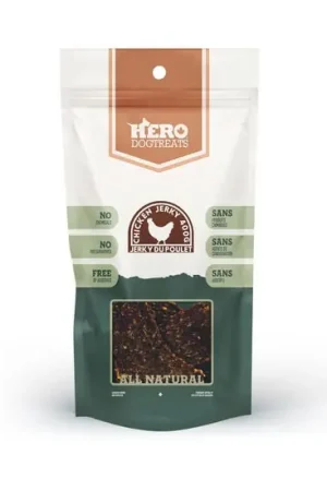 Garantie Incluse Jerky de poulet pour chiens, 400 g