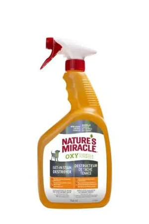 Éliminateur de taches et d'odeurs Orange Oxy pour chien Livraison Gratuite