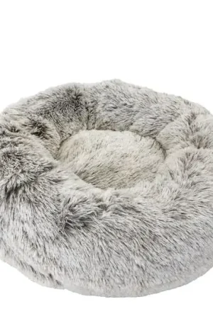 Achat Immédiat Lit de luxe rond en peluche, M