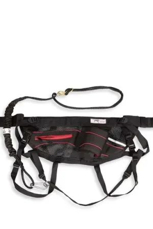 Ceinture et laisse bungee Amicale pour chiens, rouge Prix Réduit