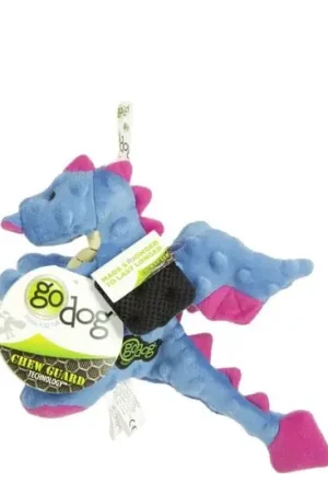 Jouet dragon bleu durable « Chew Guard » Garantie Incluse