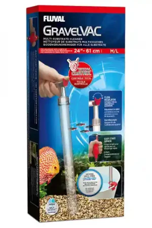 Achat Immédiat Fluval Nettoyeur de substrats multicouches Gravel Vac Aquarium