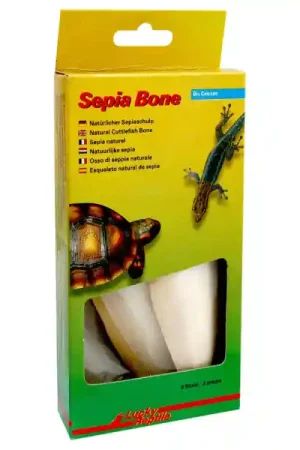 Top Qualité Lucky Reptile Sepia Bone Bio calcium pour lézards & tortues 2pcs.