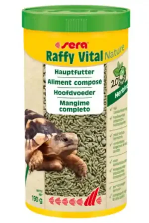 Édition Limitée Sera Raffy Vital Nature Nourriture pour tortues 1l