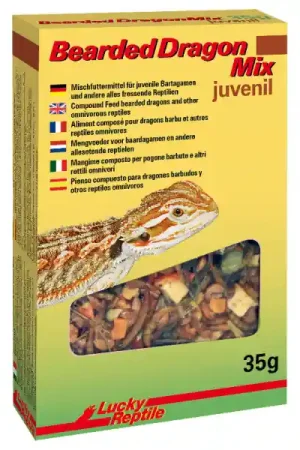 Super Prix Lucky Reptile Bearded Dragon Mix Juvenil 35g