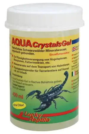 Meilleur Prix Lucky Reptile Aqua Crystals Gel Gel d'eau pour animaux 400ml