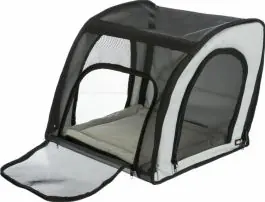 Soldes Siège de voiture gris et noir pour chien Taille S TRIXIE